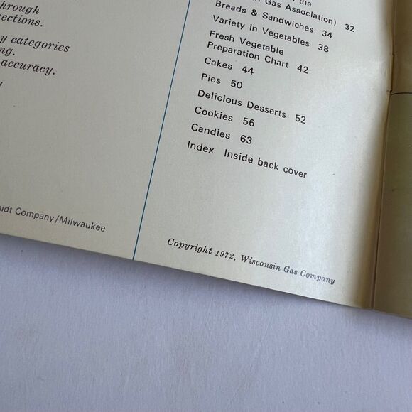 Vintage 1972 Cookbook Festive Foods Paperback with Staple Binding - Picture 3 of 11